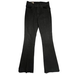 Polo Ralph Lauren Womens Flare Jeans Authentic Dungareers 00s-10s Black 28x31